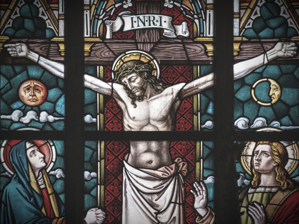 Crucifix Stained Glass